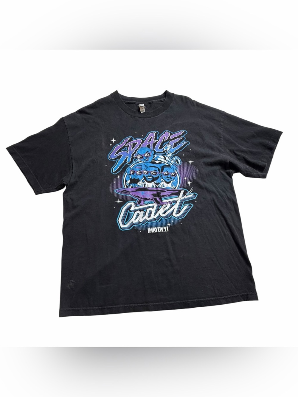 2016 ¡MAYDAY! Space Cadet Tour Tee Retro Synthwave Graphic Hip Hop T-Shirt